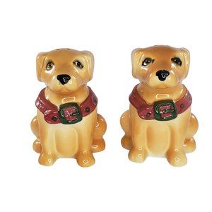 GKAO Golden Retriever Dog Salt Pepper Shaker Set HTF